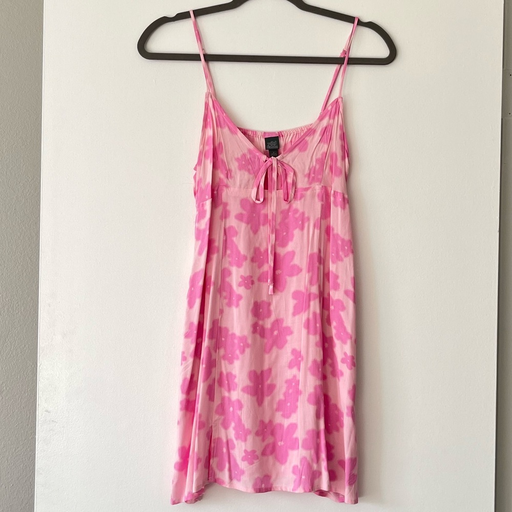 Wild Fable Pink Floral Mini Dress